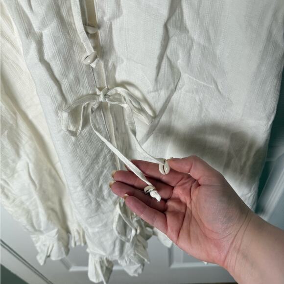 Cleobella Fiona Mini Dress Ivory XS - Picture 5 of 10